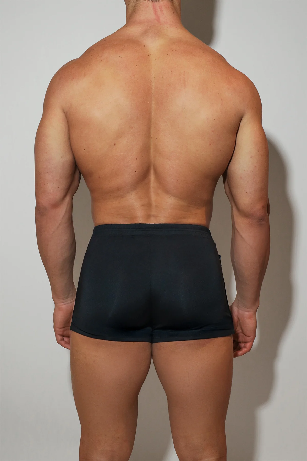 2" Side Split Booty Shorts - Midnight Black - Image 3