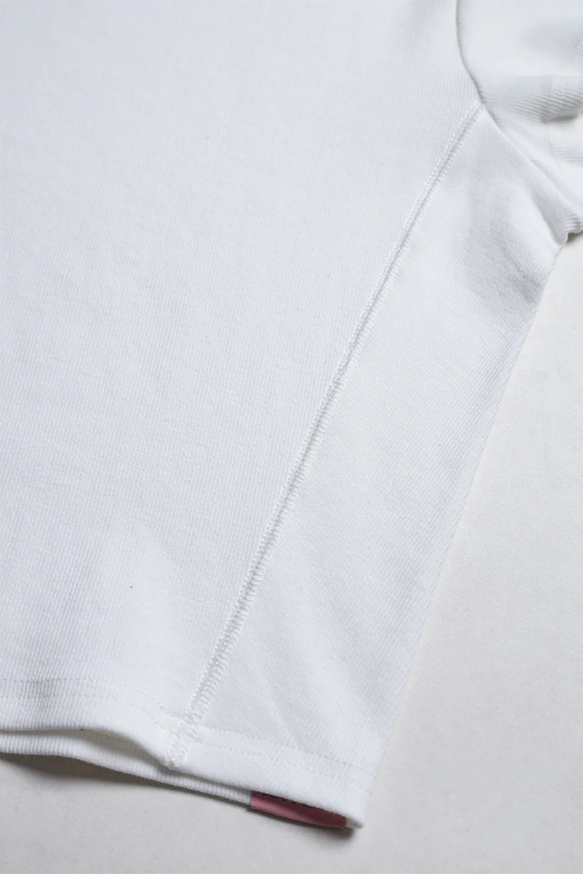 Cap Sleeve Rib Knit Crop Top - Ivory - Image 5
