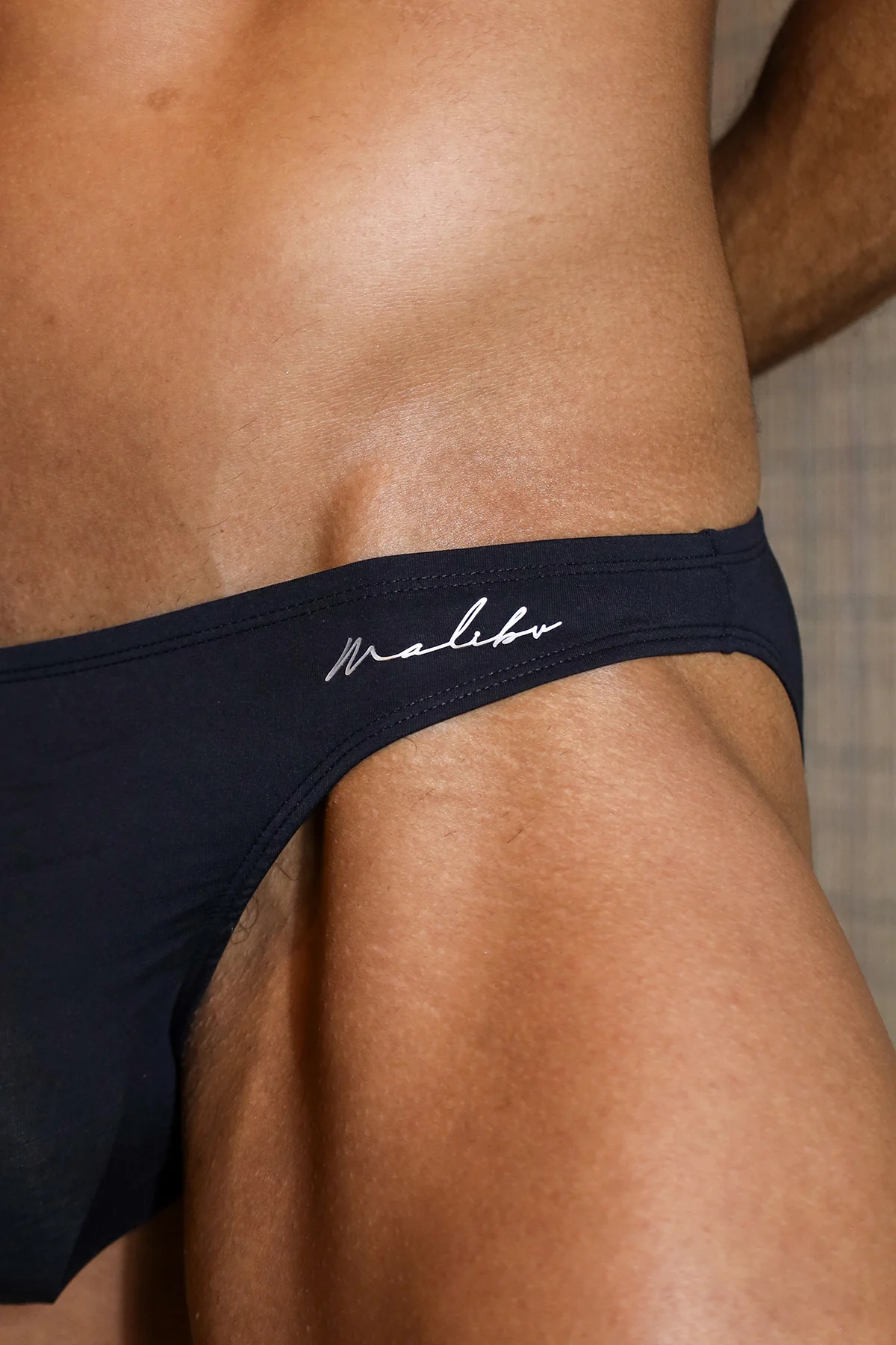 Premium Modal Scrunch-Back CHEEKY Brief - Black - Image 5