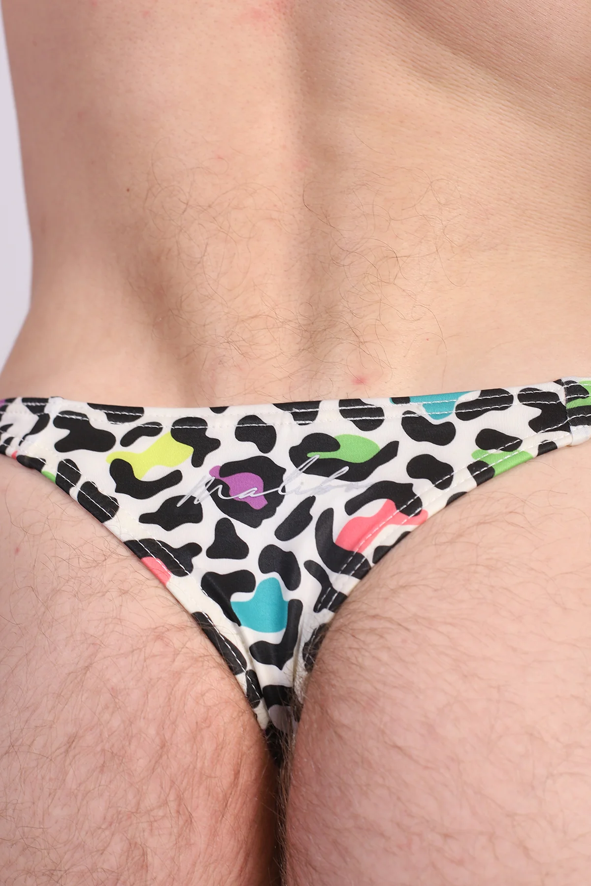 Cheeky Classic G-String Thong - Rainbow Leopard - Image 3