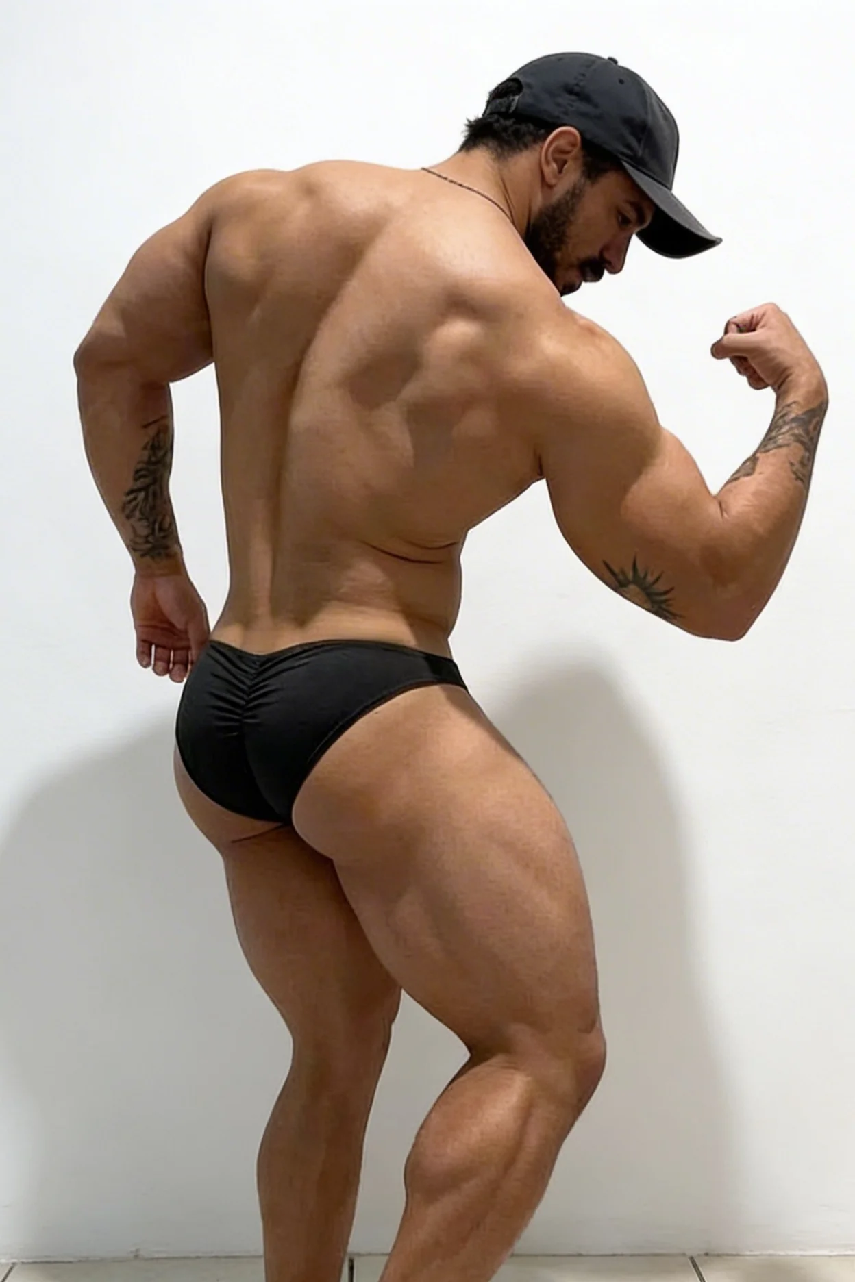 Classic Scrunch-Butt Swim Briefs - Black - Image 4