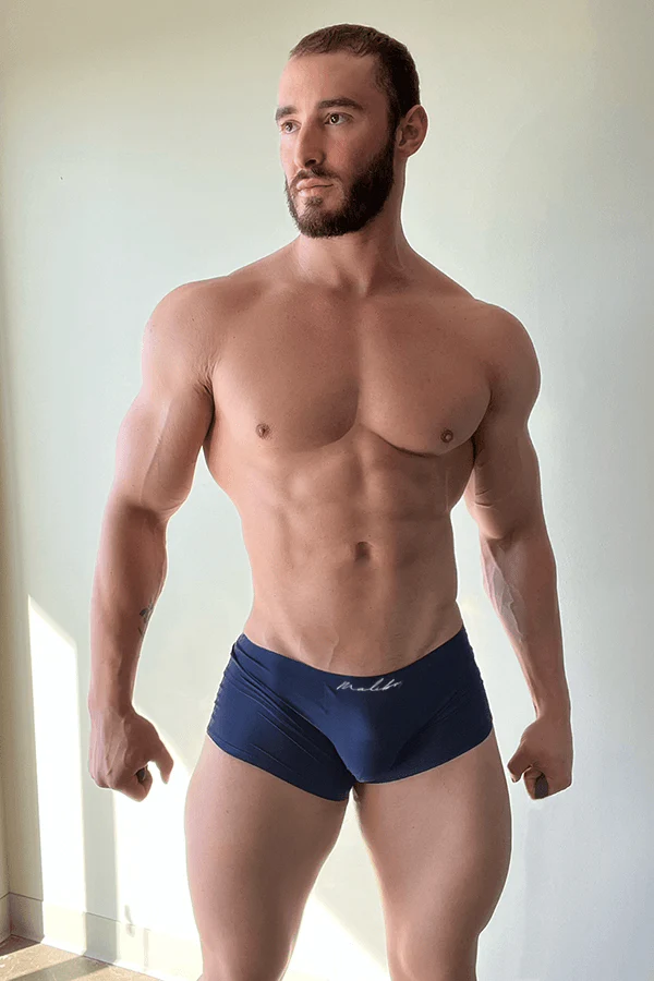 Come-Over Silky Seamless Boxer Briefs - Indigo Navy - Image 5