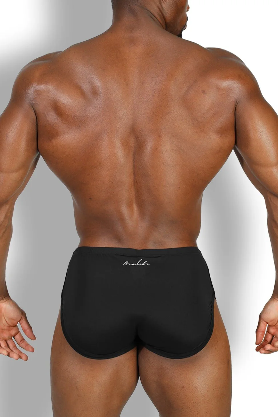 Cool-Dri 2-in-1 Shorts with Thong Lining - Midnight Black - Image 2