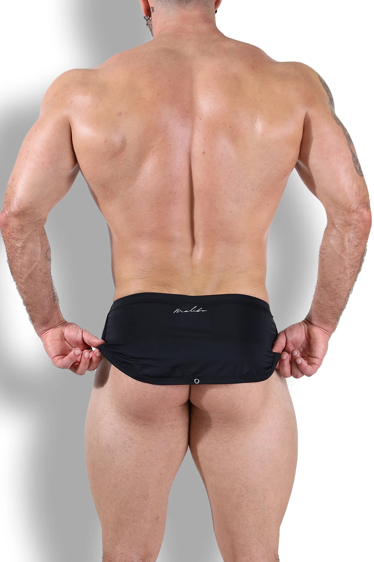 Cool-Dri 2-in-1 Shorts with Thong Lining - Midnight Black - Image 8
