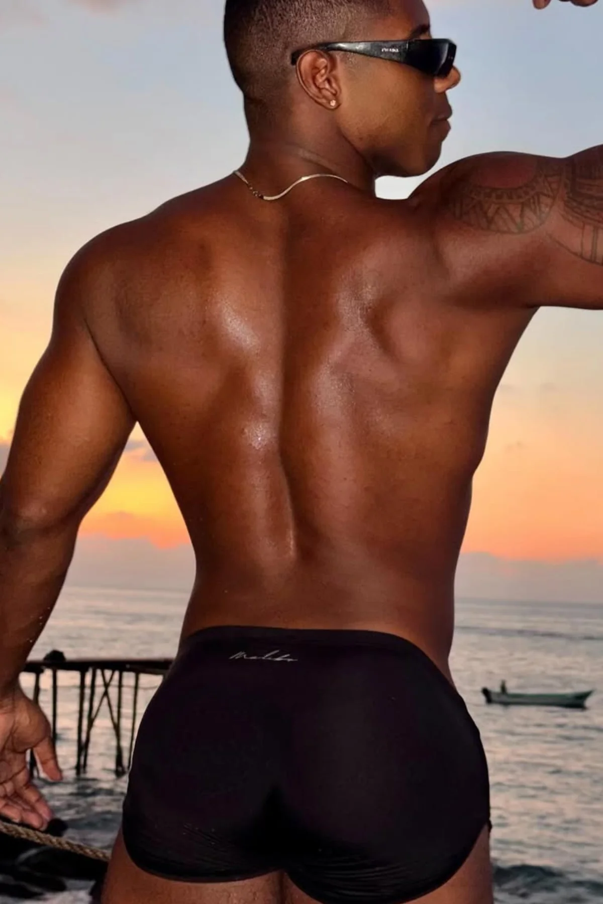 Cool-Dri 2-in-1 Shorts with Thong Lining - Midnight Black - Image 9