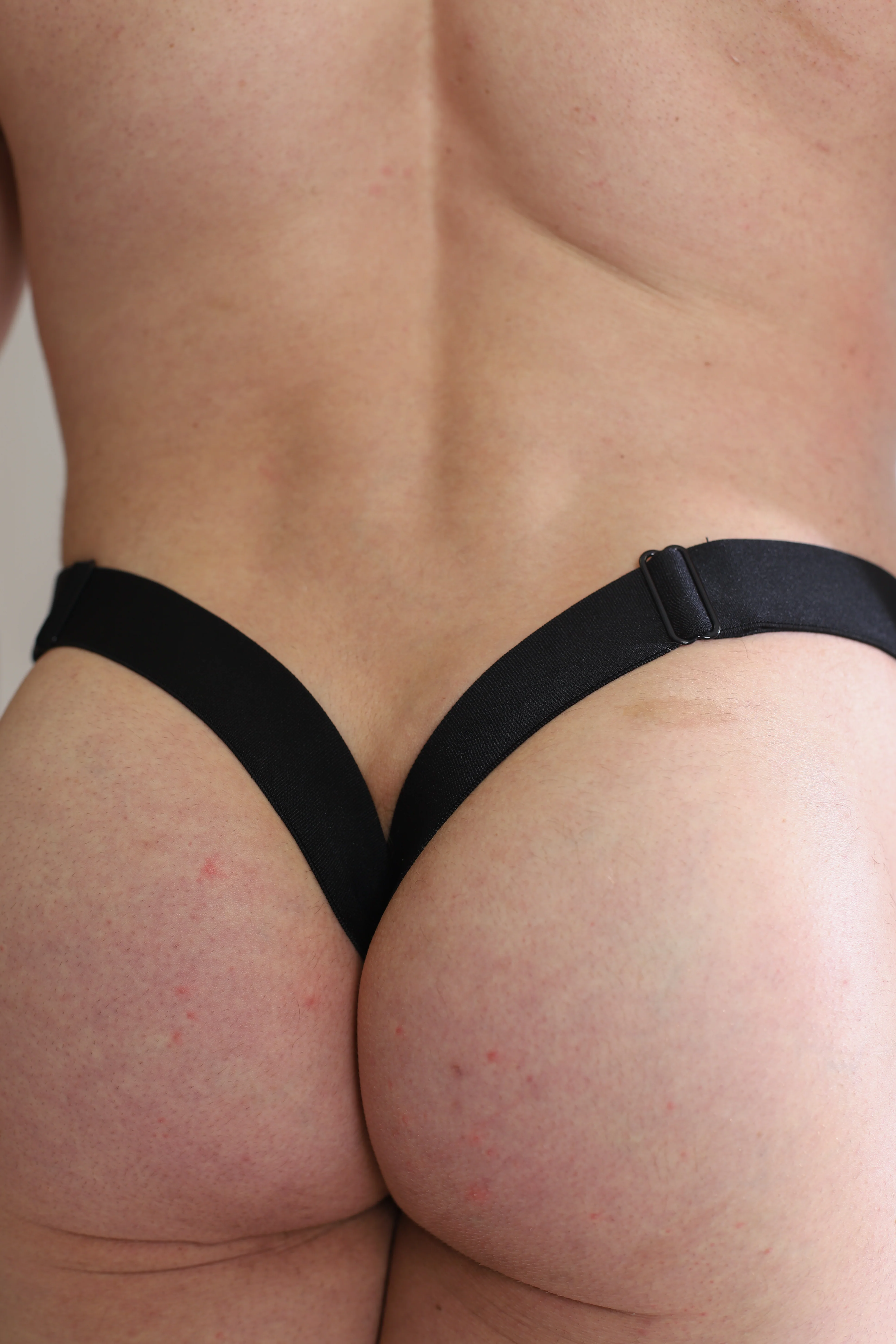 Deep Back V Jockstrap - Obsidian Black - Image 5