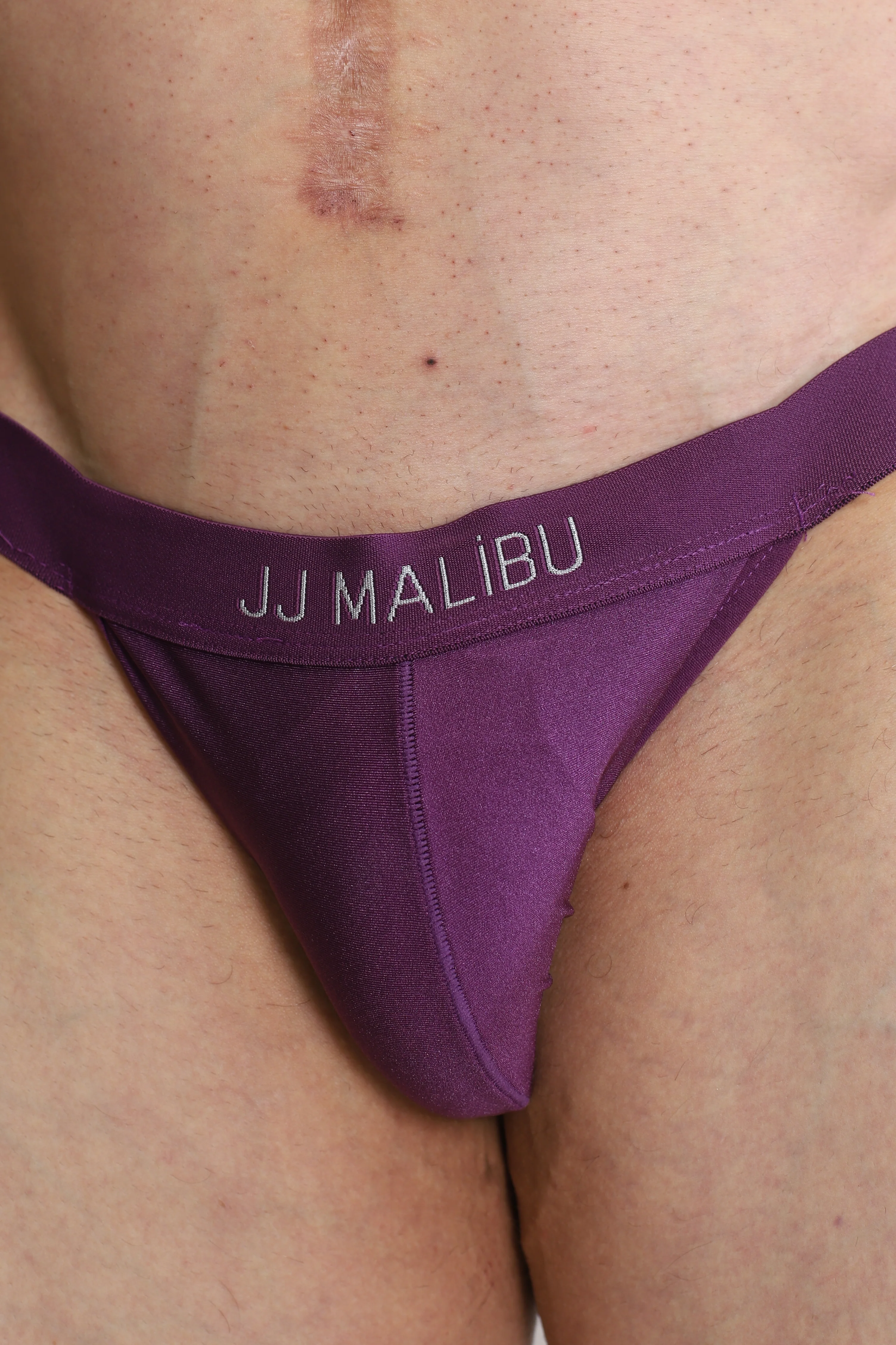 Deep Back V Jockstrap - Plum Purple - Image 4