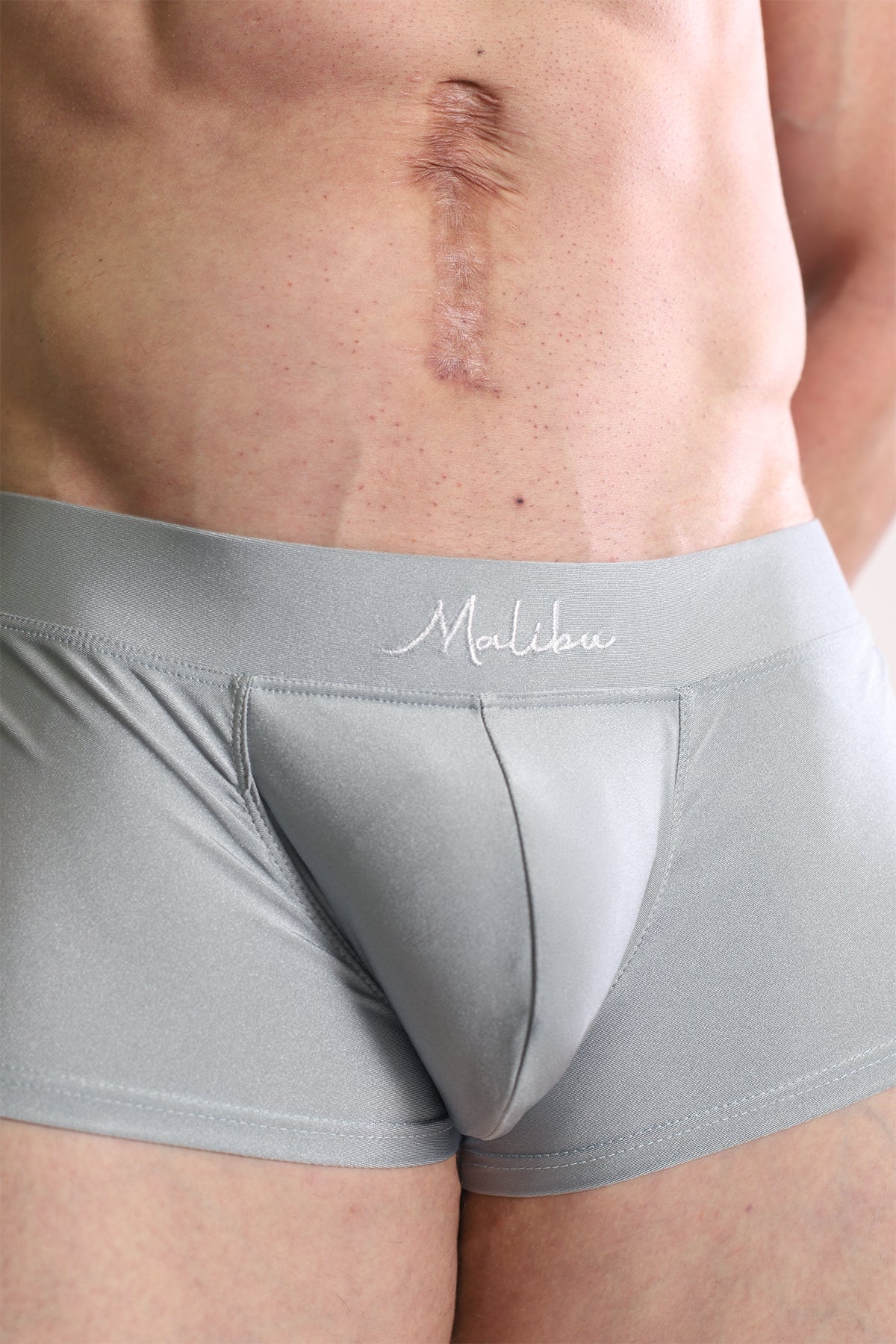 Dynamic Sheen Boxer Briefs - Dark Grey - Image 3