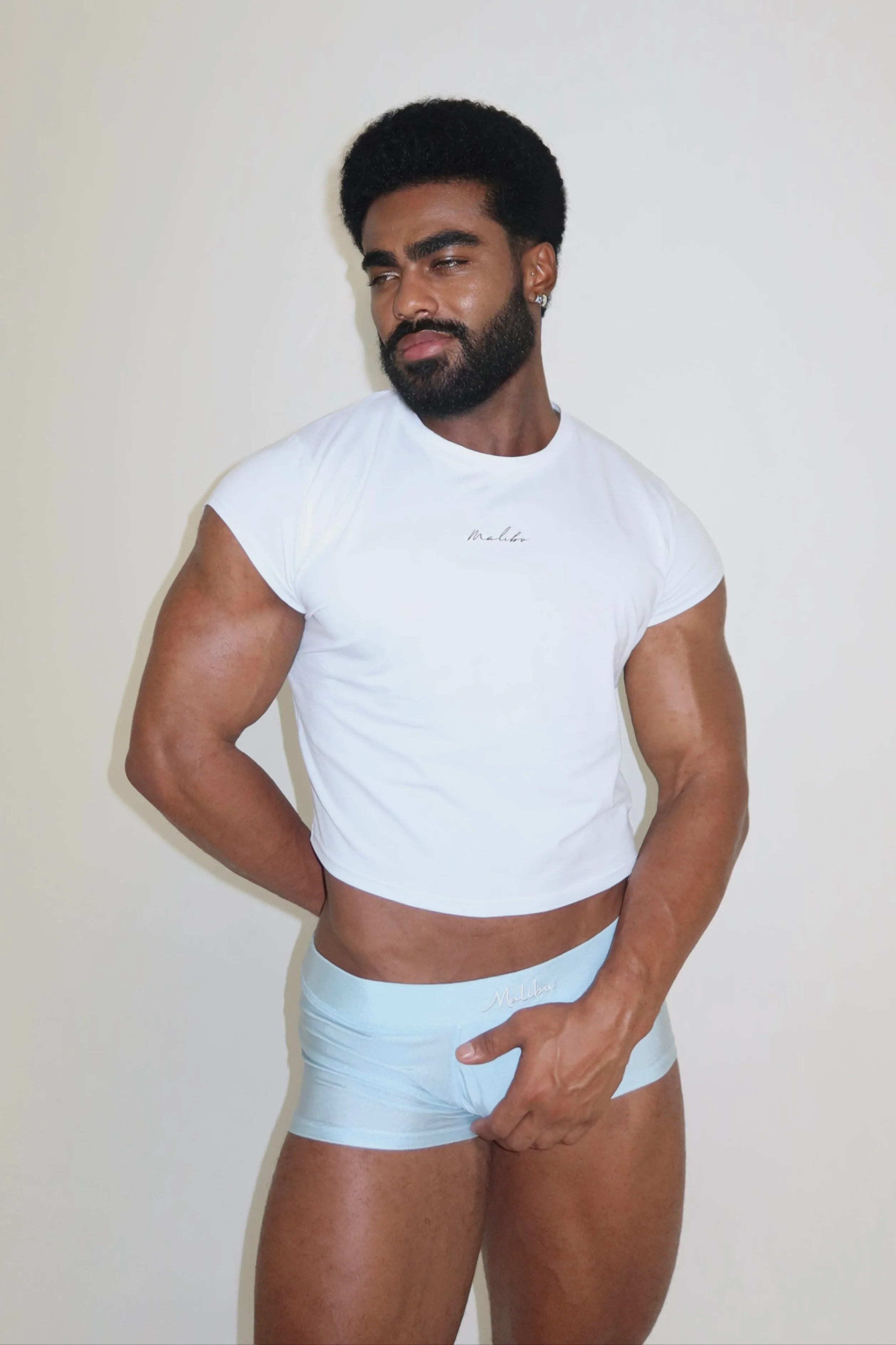Dynamic Sheen Boxer Briefs - Arctic Blue - Image 4