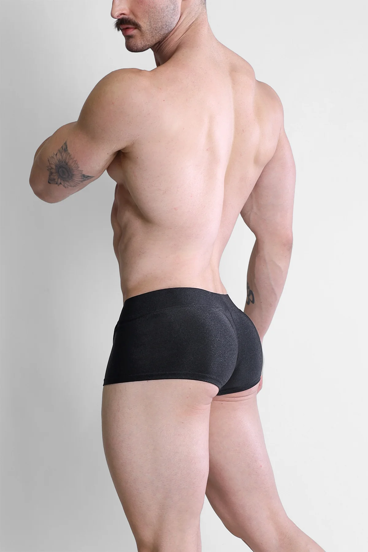 Dynamic Sheen Boxer Briefs - Midnight Black - Image 5