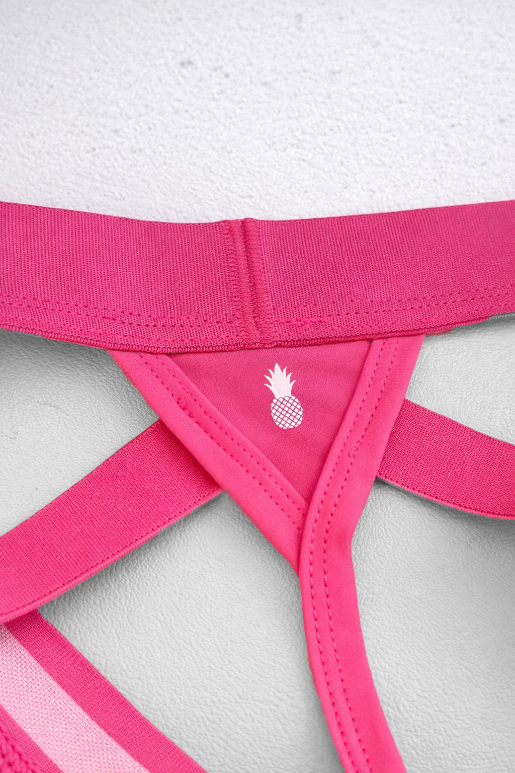 Host-or-Travel Adjustable Jock Thong - Hot Pink - Image 3