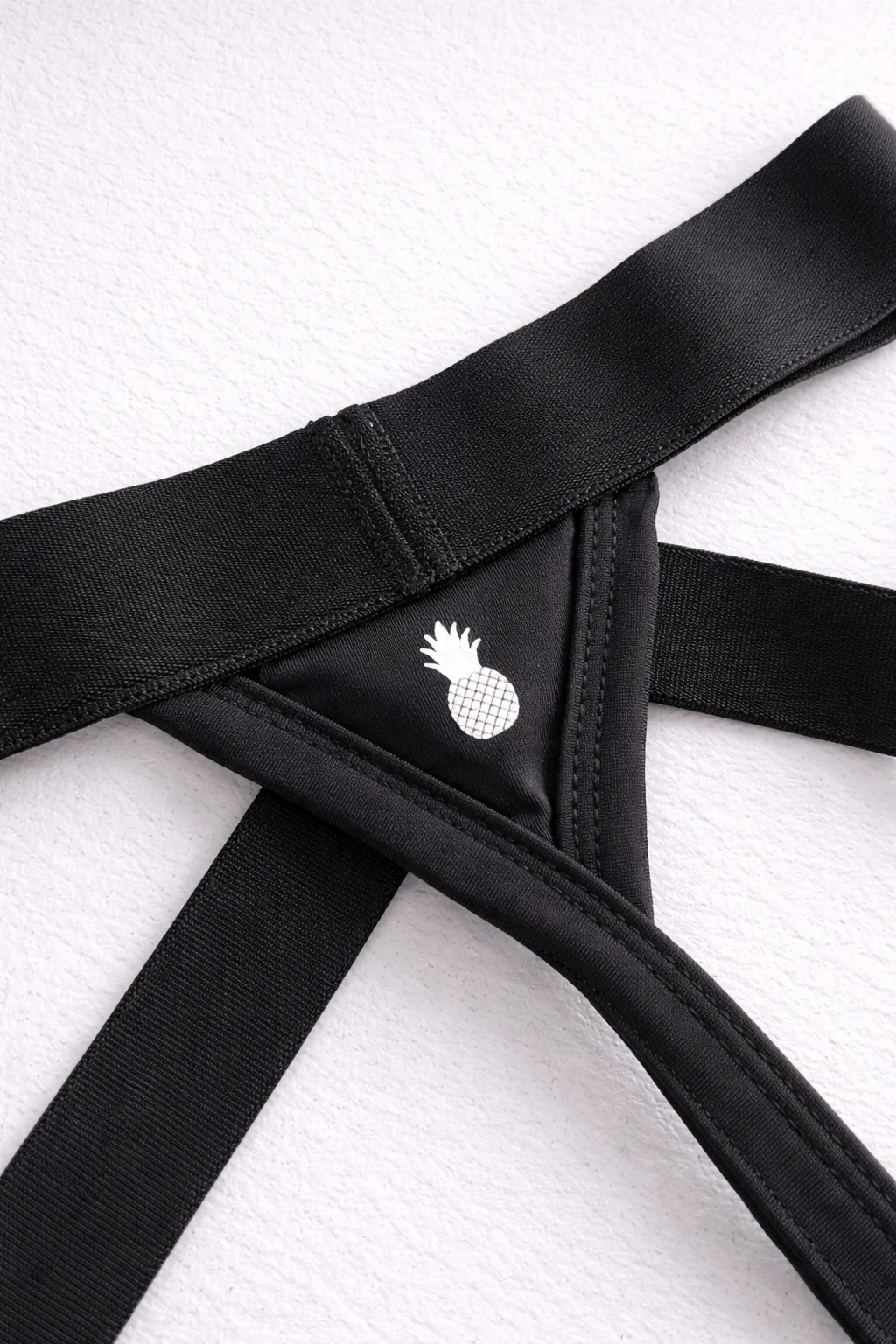 Host-or-Travel Adjustable Jock Thong - Midnight Black - Image 2