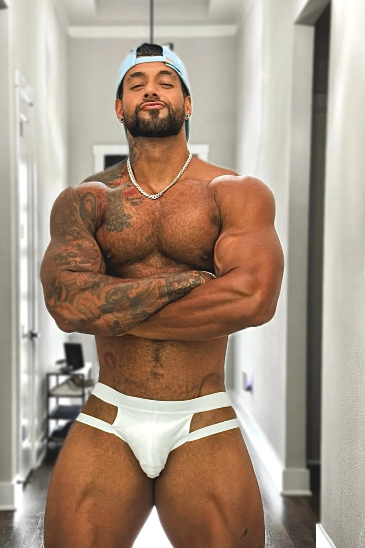 Host-or-Travel Adjustable Jock Thong - White - Image 6