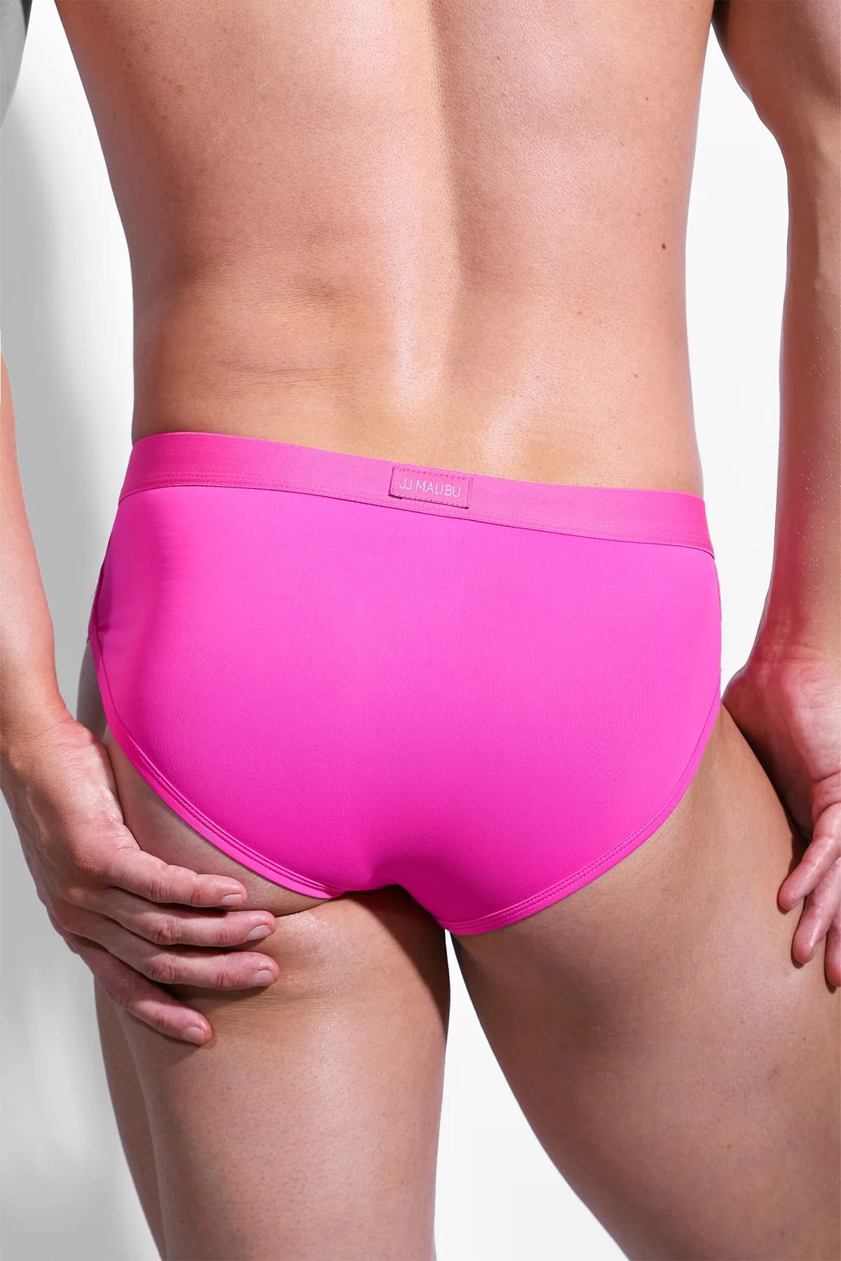 Hustler Cross Briefs - Neon Pink - Image 3