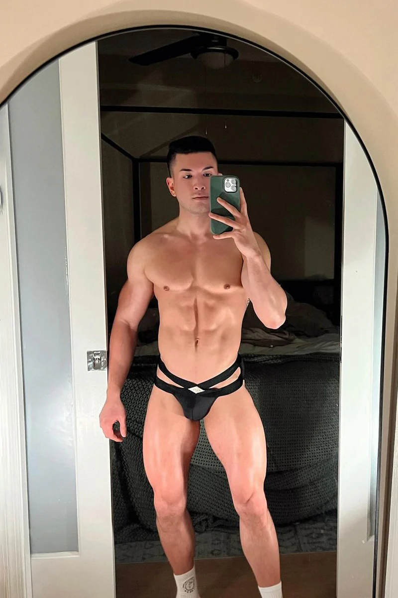 Hustler Cross Briefs - Obsidian Black - Image 12