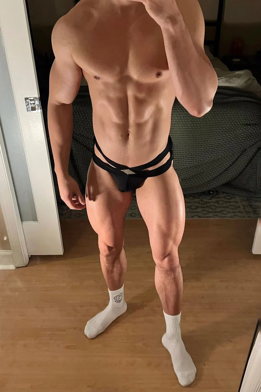 Hustler Cross Briefs - Obsidian Black - Image 2