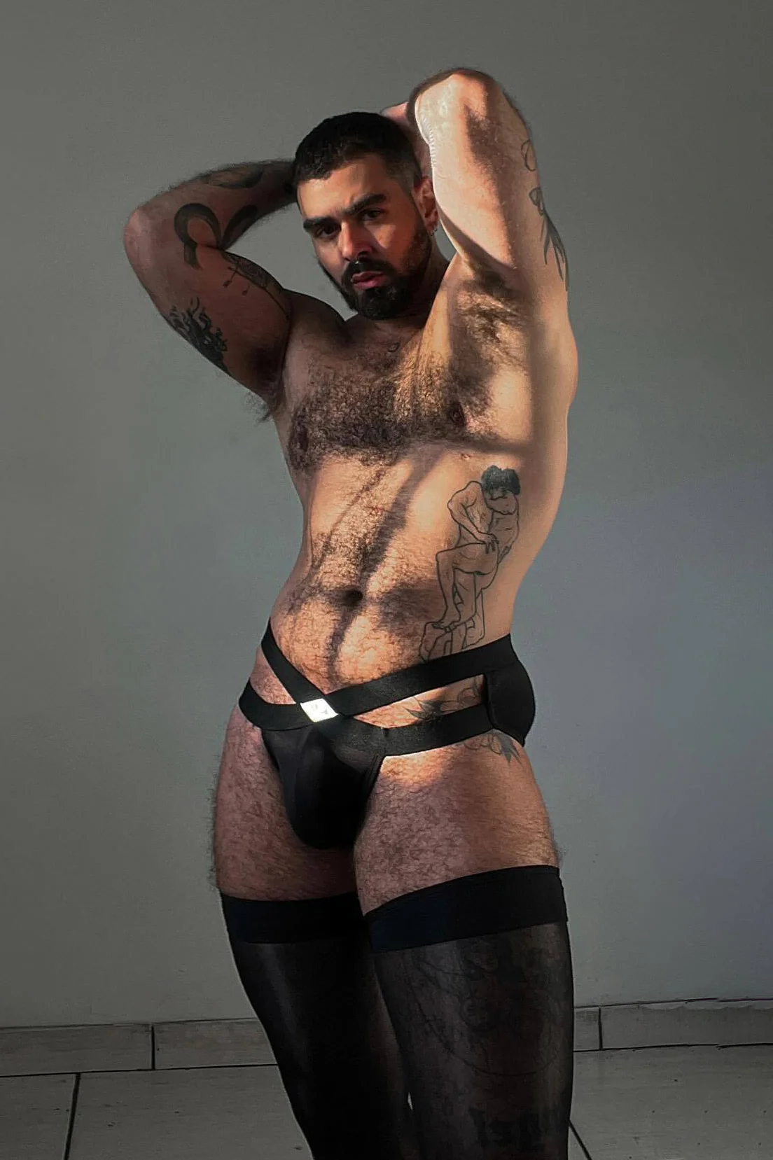 Hustler Cross Briefs - Obsidian Black - Image 4