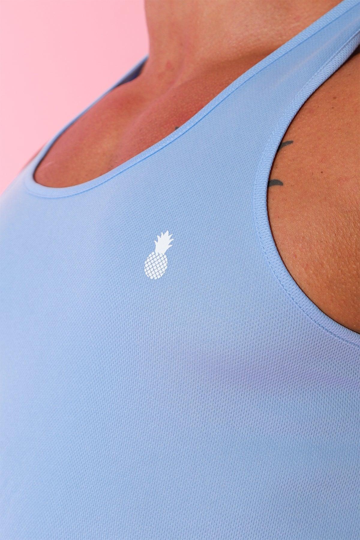 JJ Cool-Dry Gym Stringer - Sky Blue - Image 3