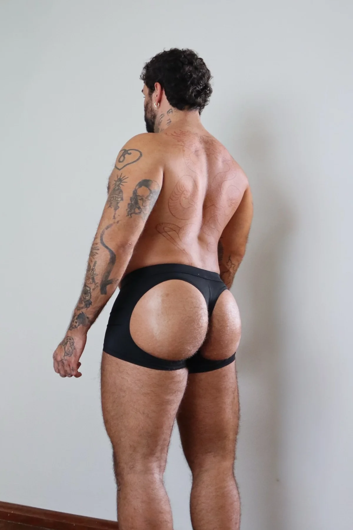Juicy JJ Boxers with Rear Cutouts - Midnight Black - Image 4
