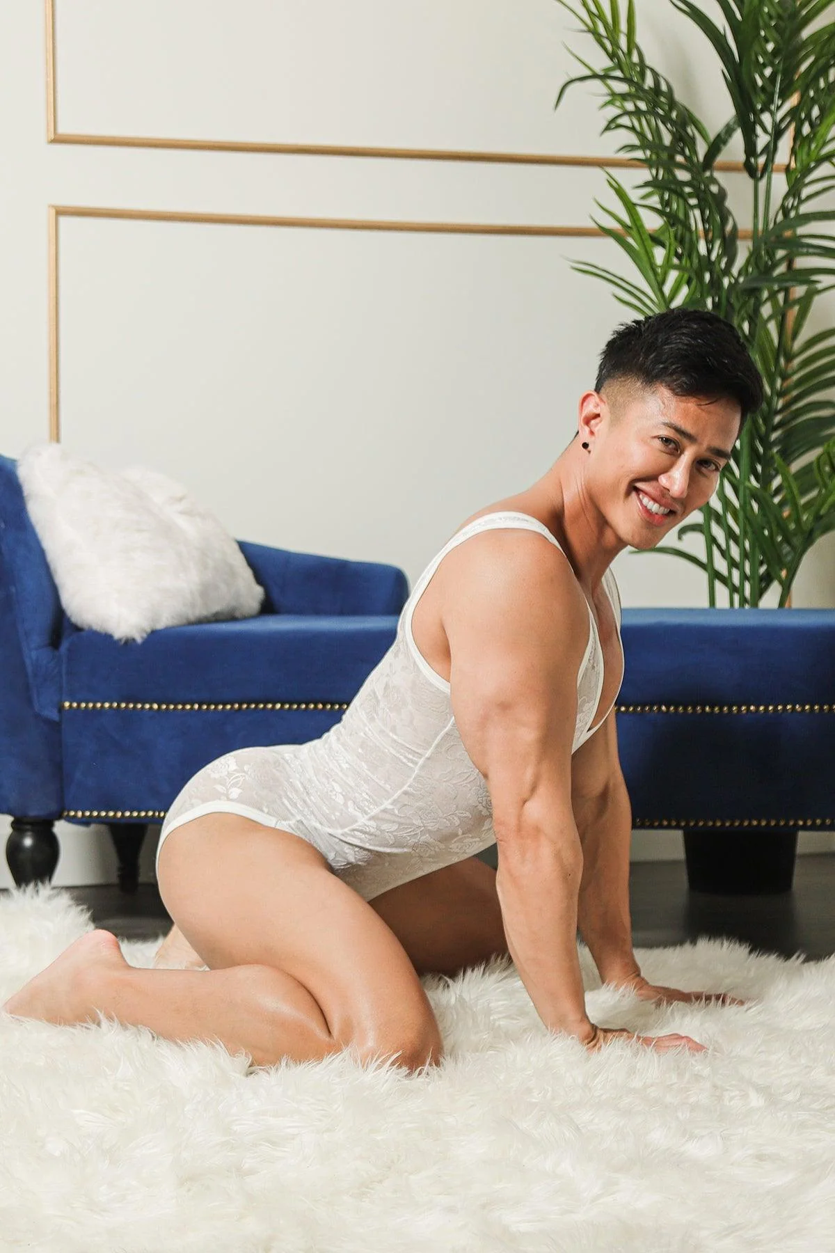 Kiss-It-Better Lace Bodysuit - Off White - Image 3