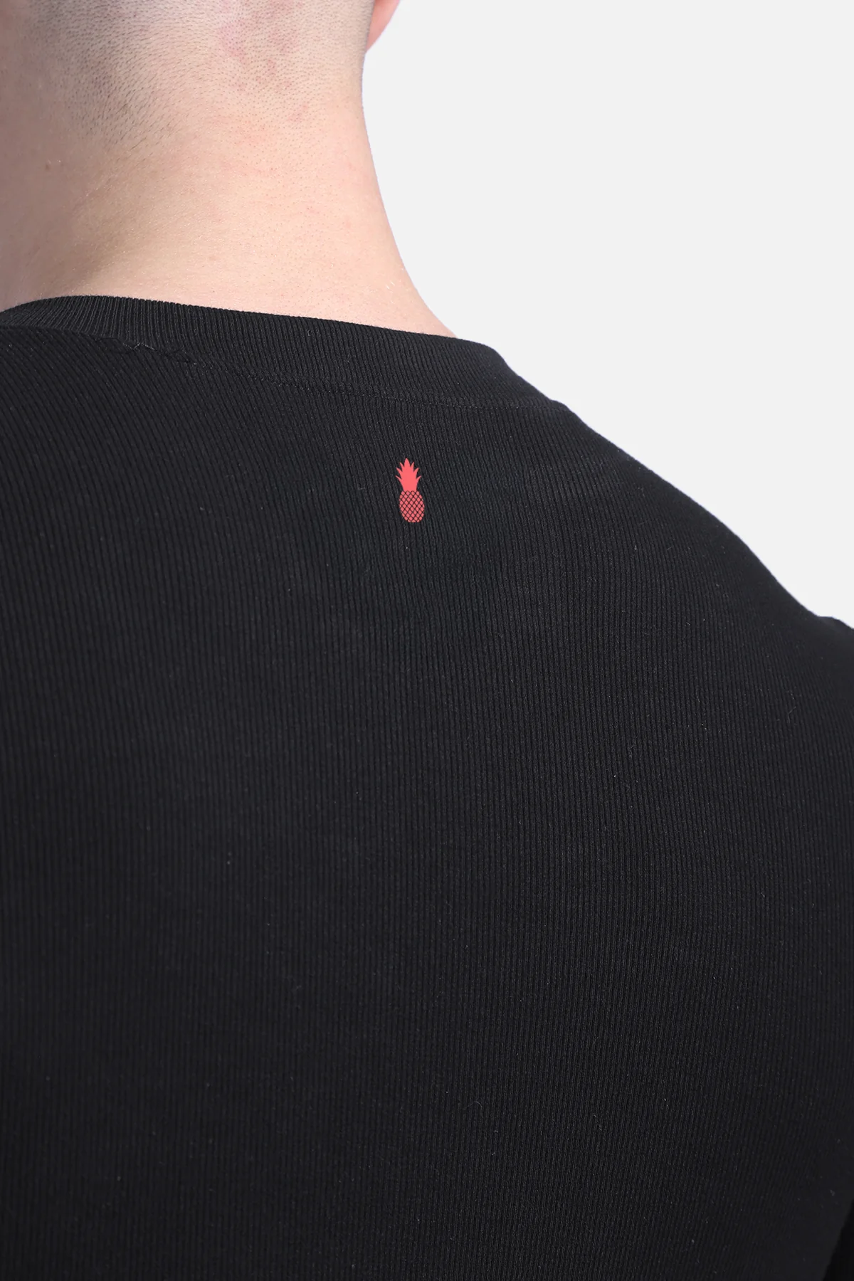Infinity Long Sleeve Button Up Bodysuit - Midnight Black - Image 5