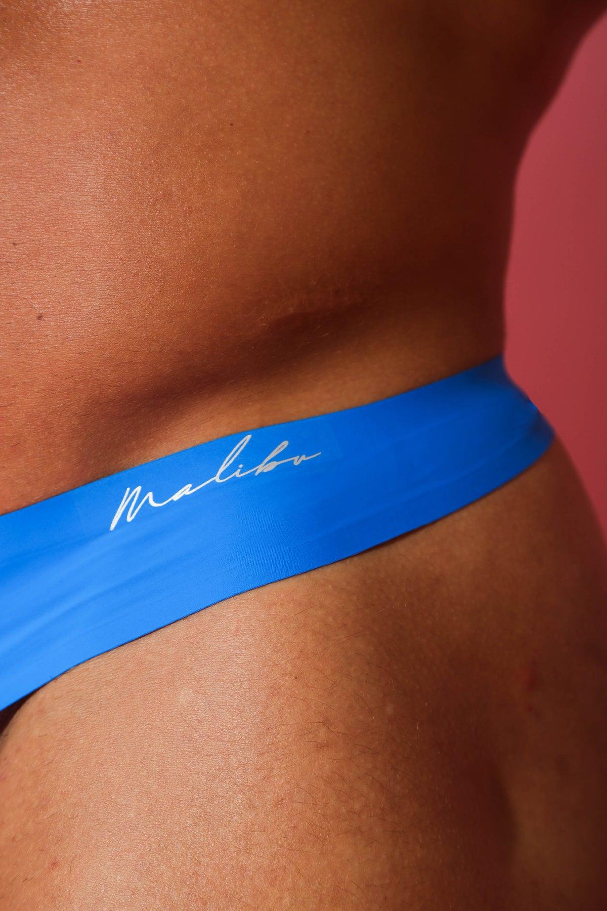 Lose-My-Breath Seamless Thong - Sapphire Blue - Image 7