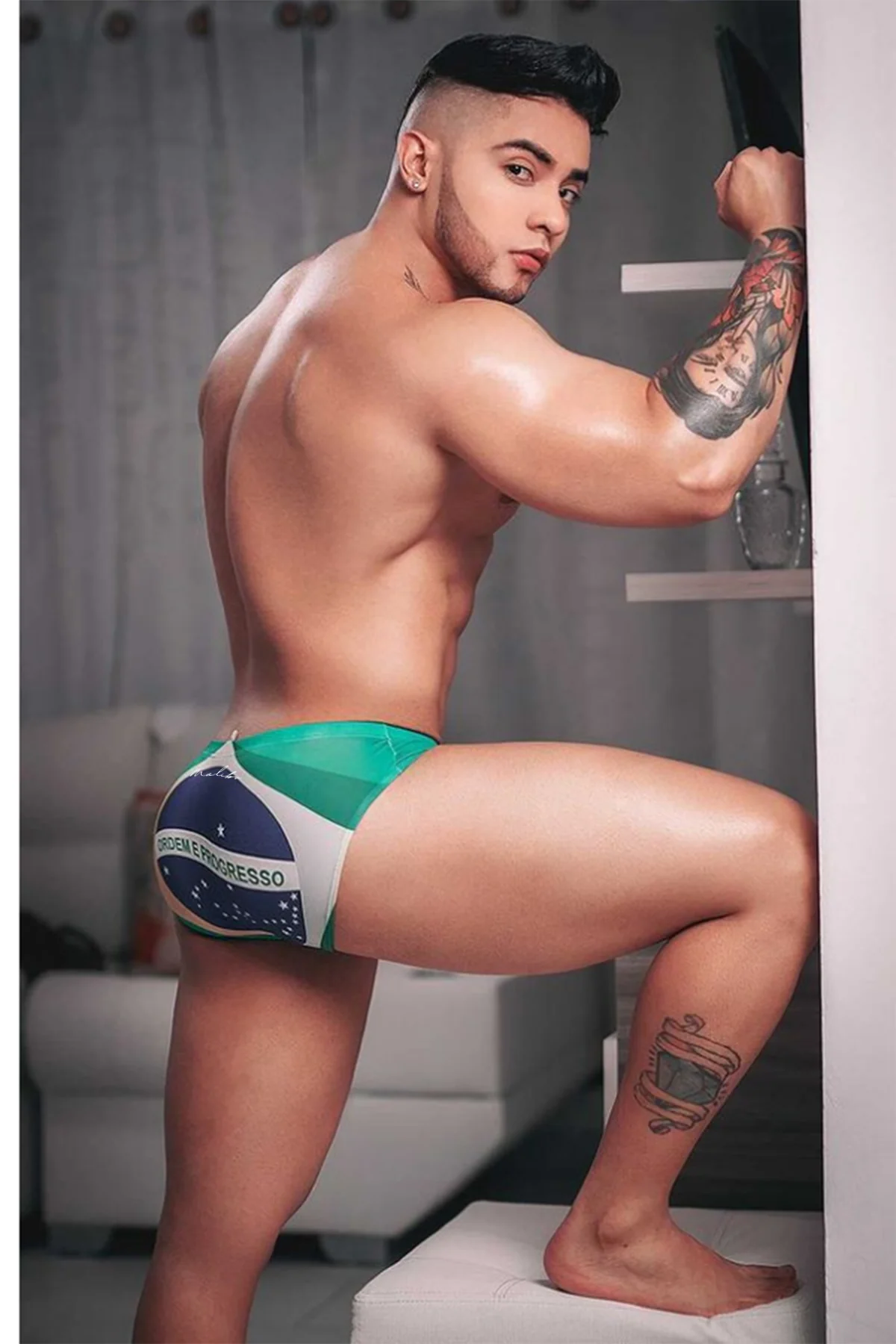 Lovesick Briefs - Brazil Flag - Image 7