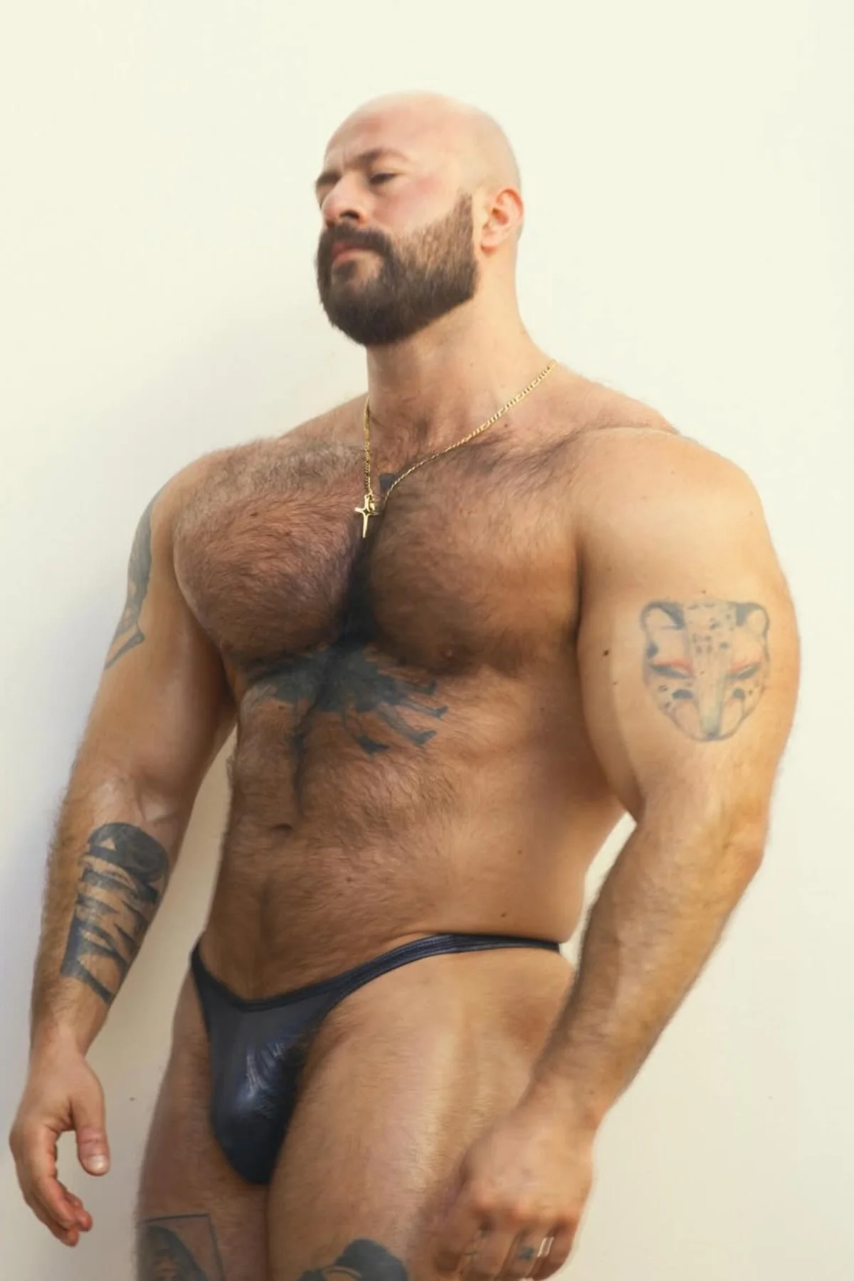 Luna Scrunch-Butt Thong - Metallic Black - Image 8