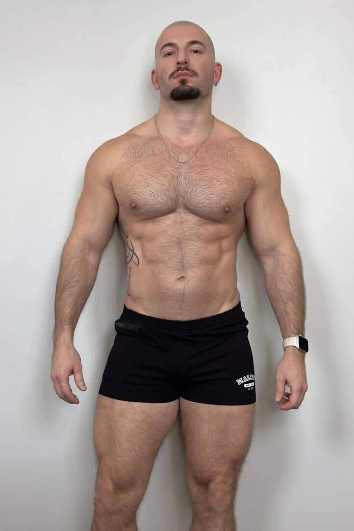 Varsity 2" Short Shorts with Zipper Pocket - Midnight Black