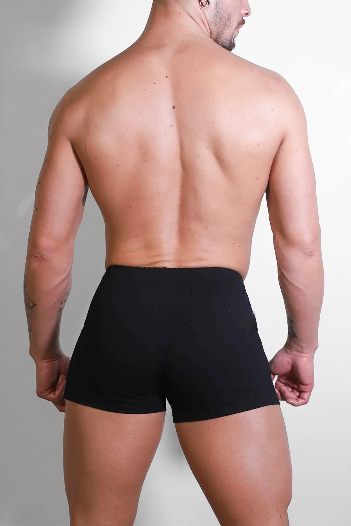 Varsity 2" Short Shorts with Zipper Pocket - Midnight Black - Image 5