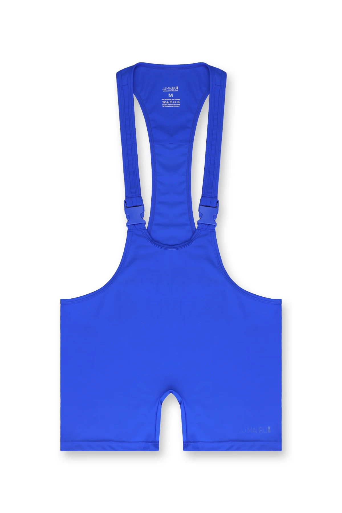 Men's Athletic Wrestling Singlet Bodysuit - Royal Blue - Image 6