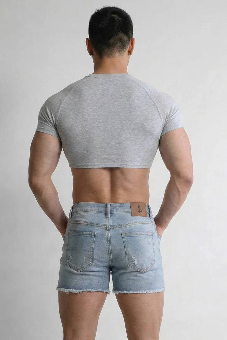 Muscle-Fit Crop Tee - JJ Verse - Image 3