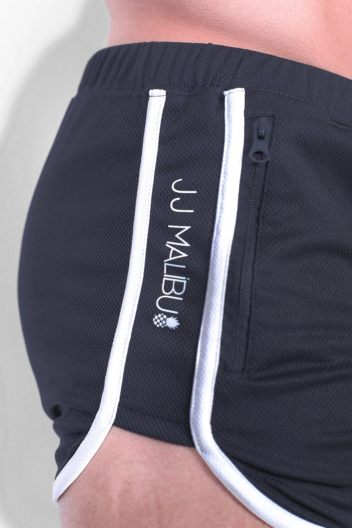 Nightcall Elastic Waist 3" Short Shorts - Smokey Grey - Image 3
