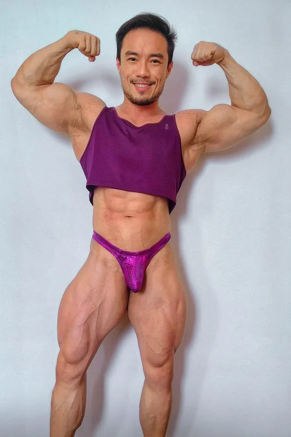 Metallica Men's Thong with Bulge Pouch - Hot Pink Croc - Image 9