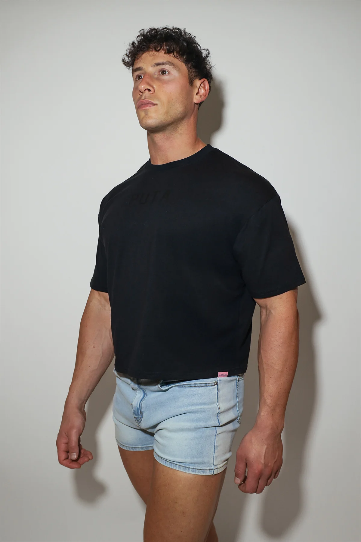 Oversized Relaxed Crop Top - Puta - Image 6