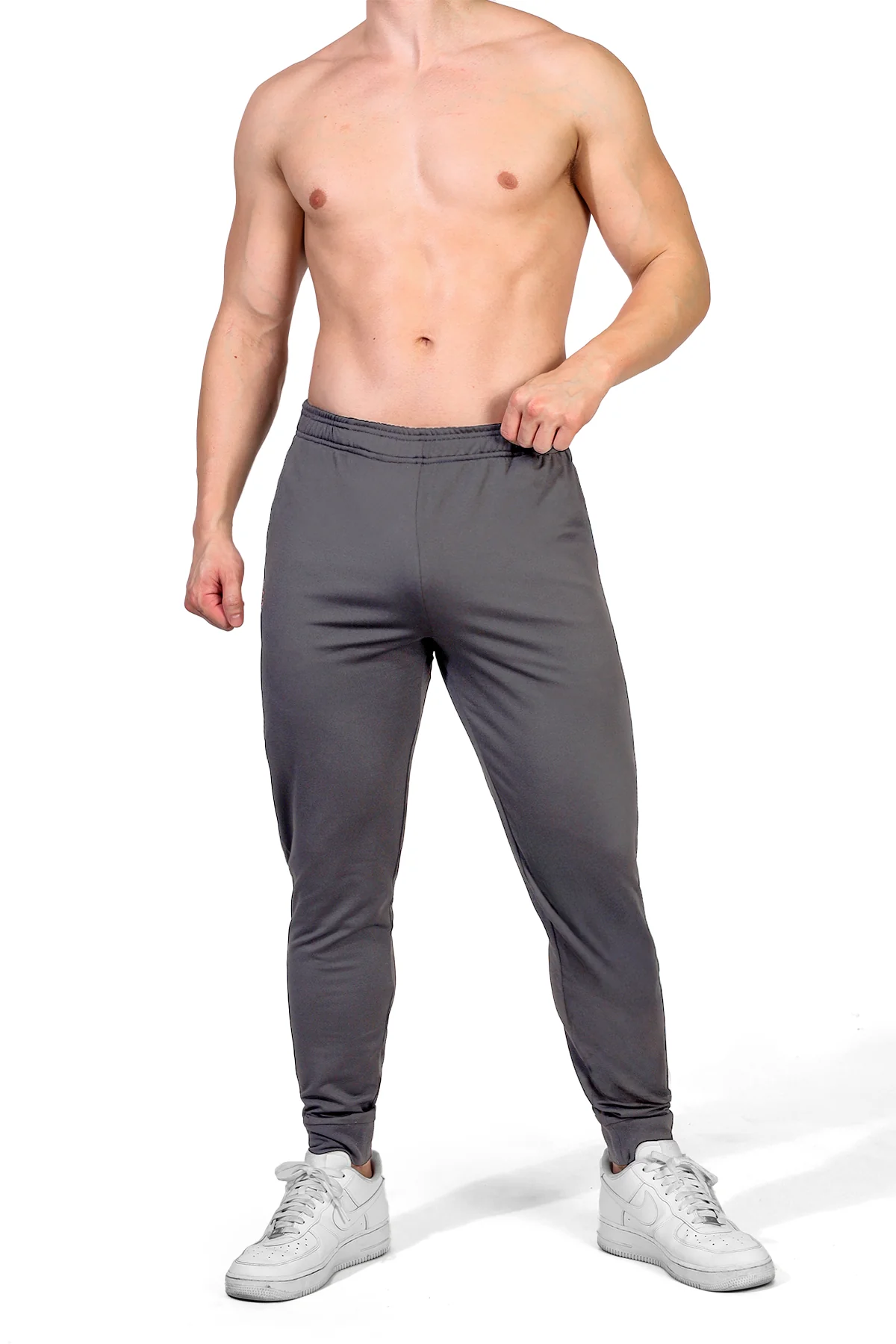 Peek-A-Boo Joggers - Dark Grey - Image 8