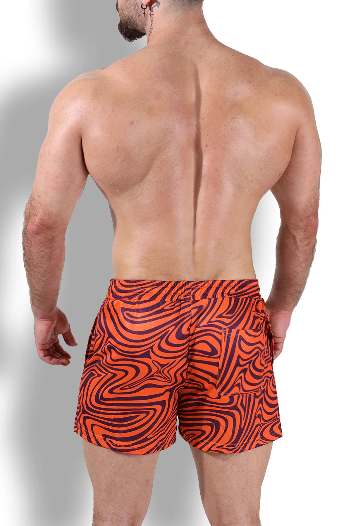 Quick-Dry Mesh Shorts - Groovy Orange - Image 7