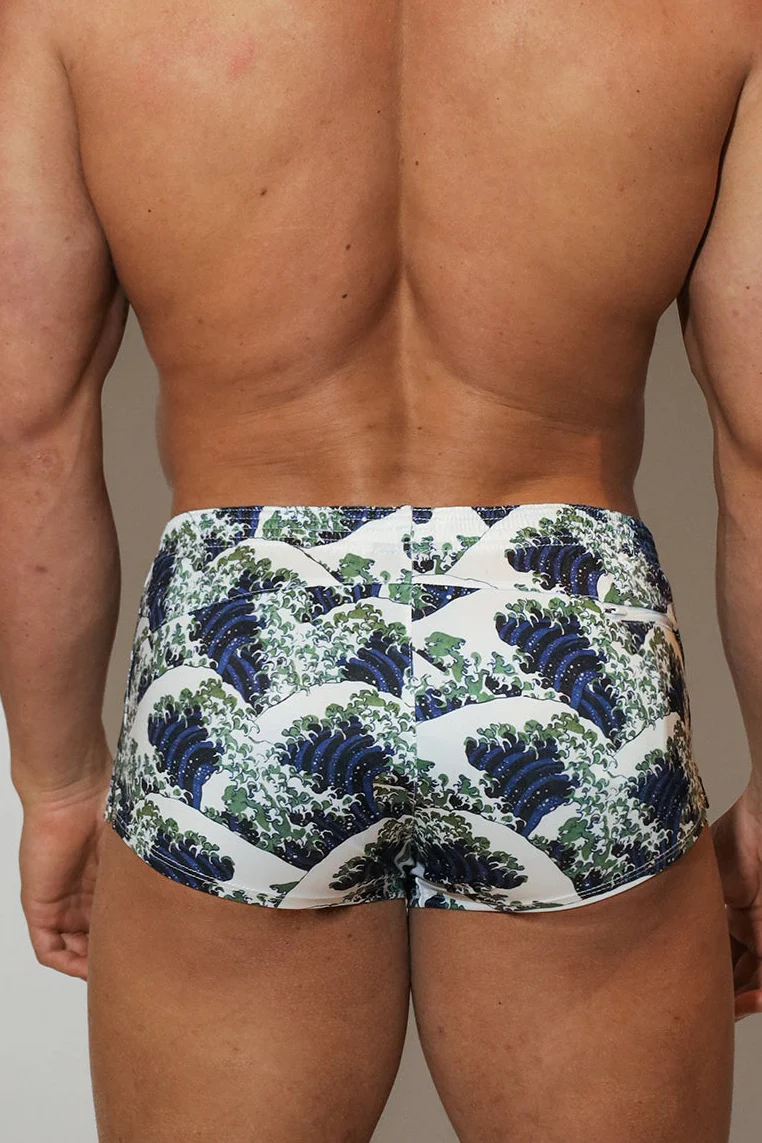 Stretch-It 2" Athletic Short Shorts - Waves - Image 2