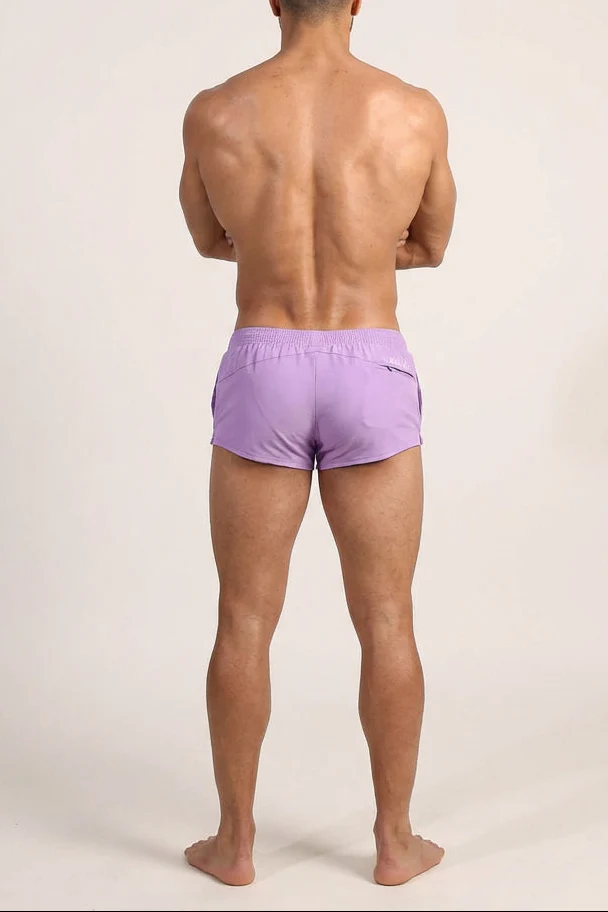 Stretch-It 2" Short Shorts - Bright Lilac - Image 4