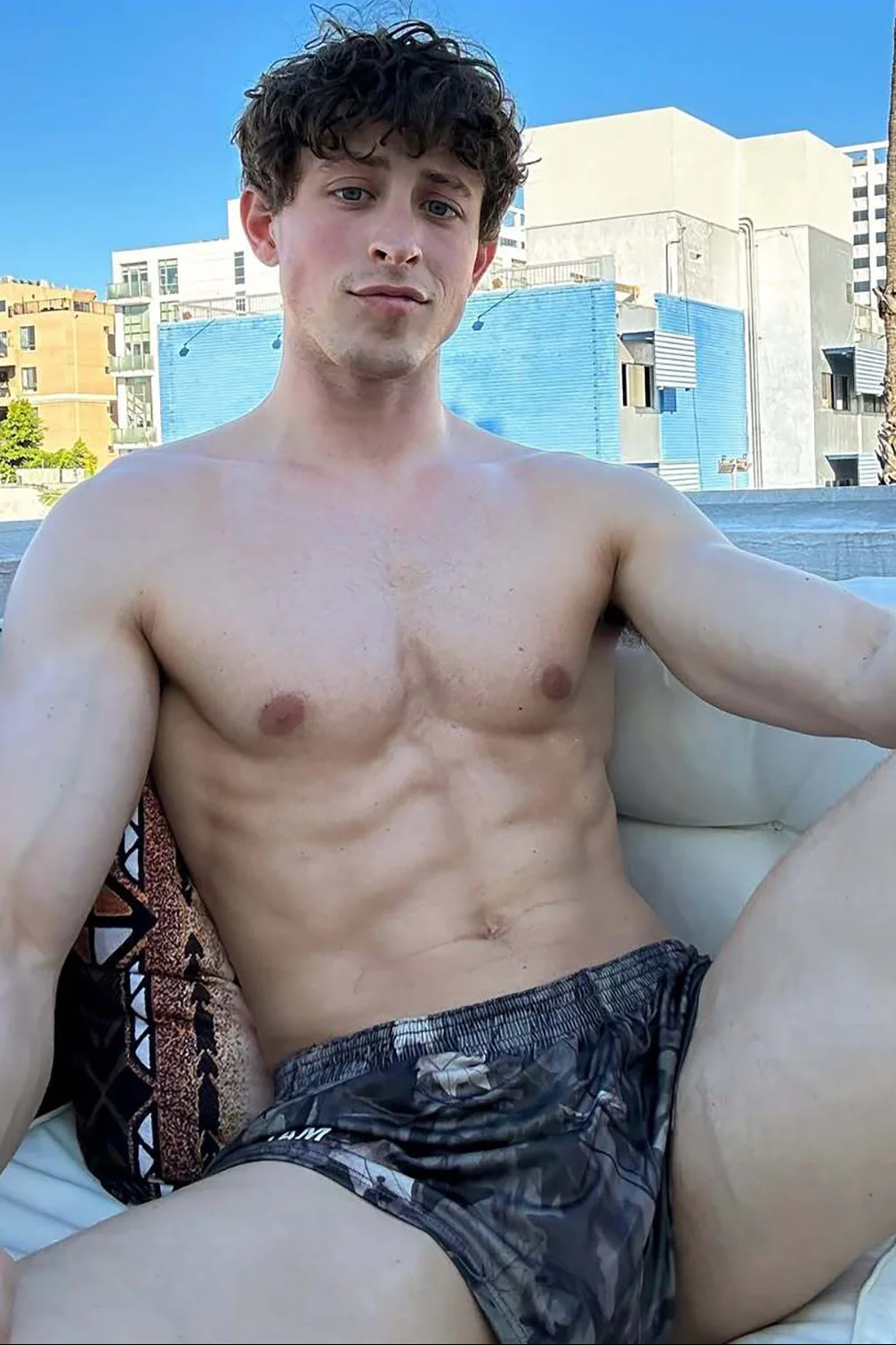 Stretch-It 2" Athletic Short Shorts - Leaf Camo - Image 2