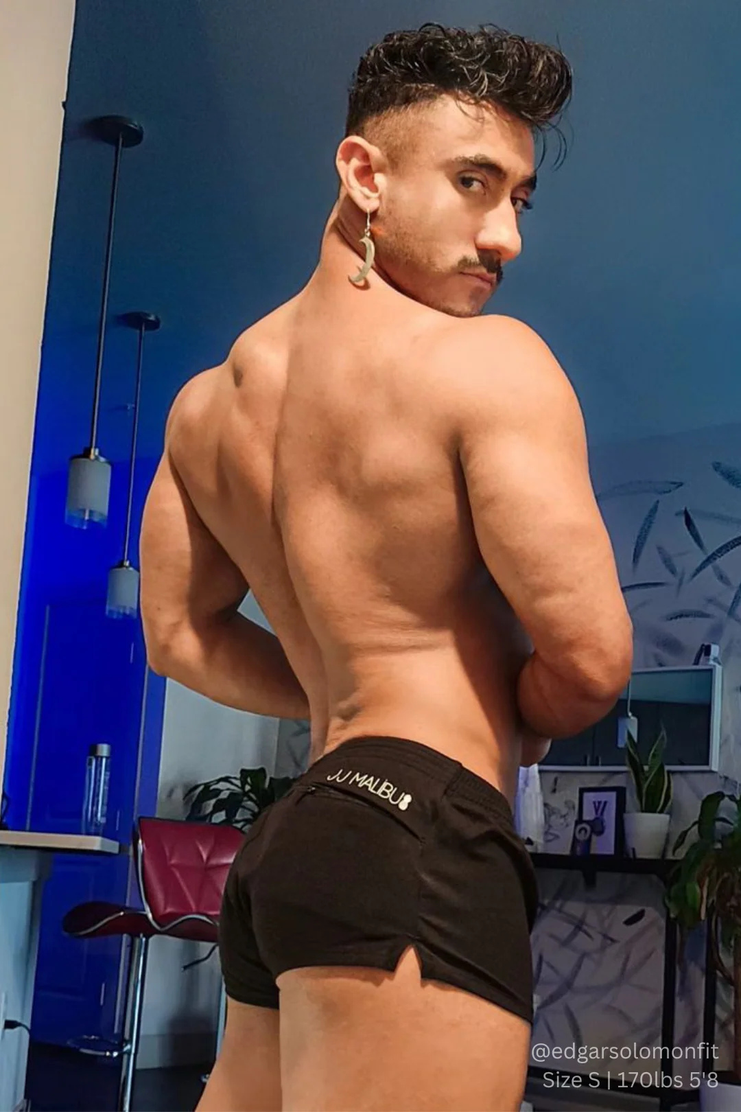 Stretch-It 2" Short Shorts - Midnight Black - Image 5