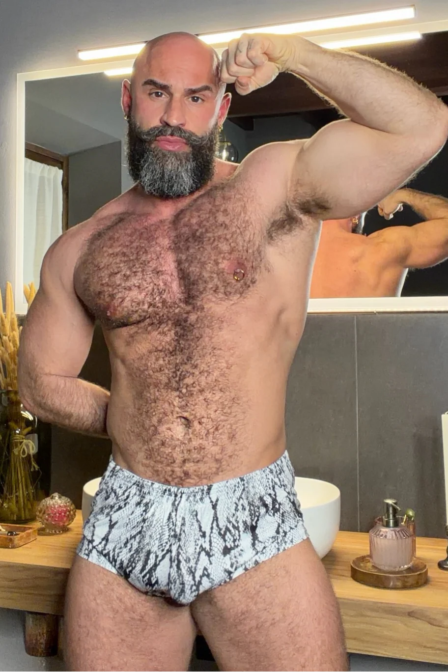 Stretch-It 2" Athletic Short Shorts - Snake Print - Image 8