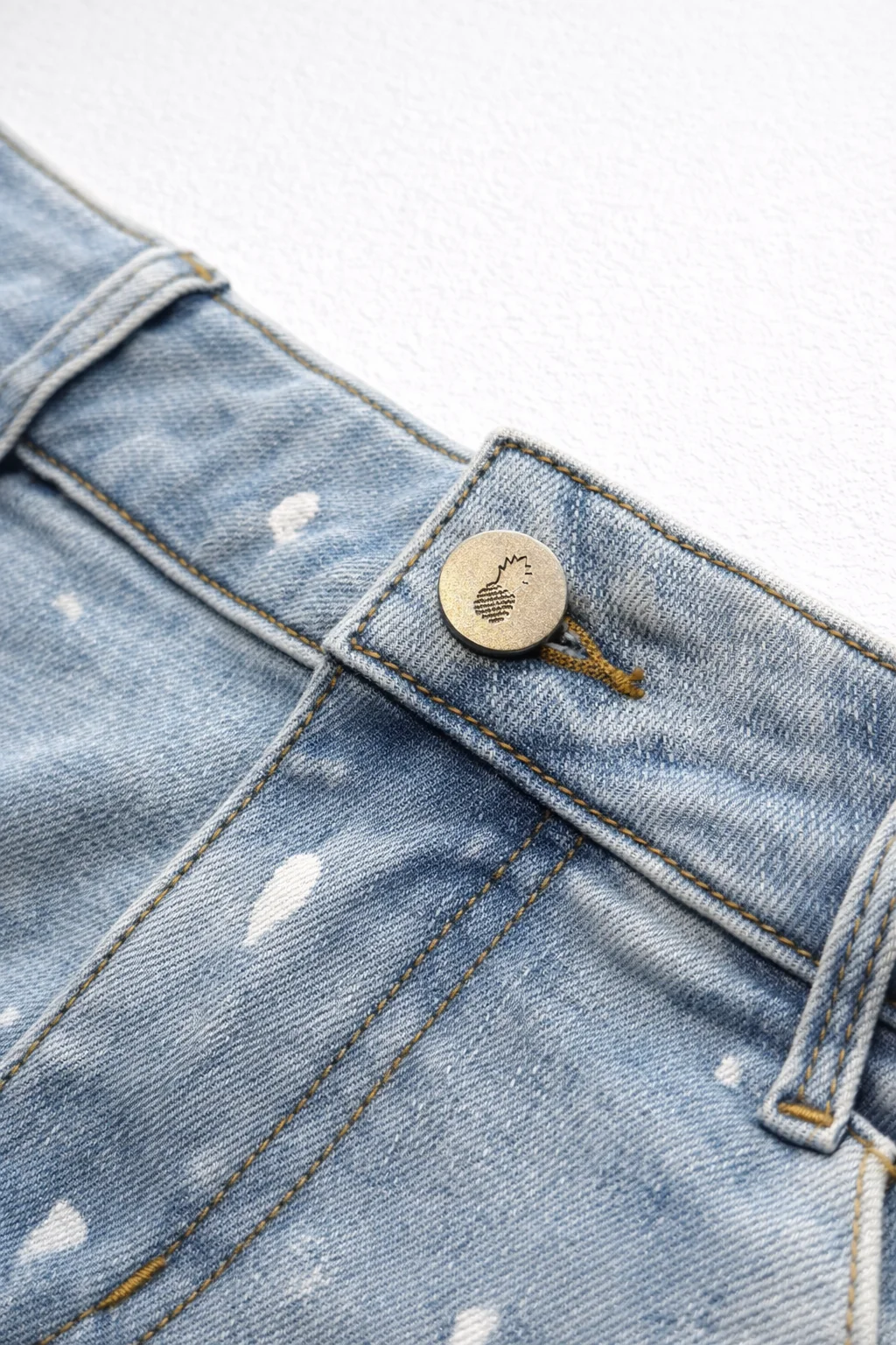 Studio Splash 1.5" Denim Short Shorts - Sky Blue - Image 4