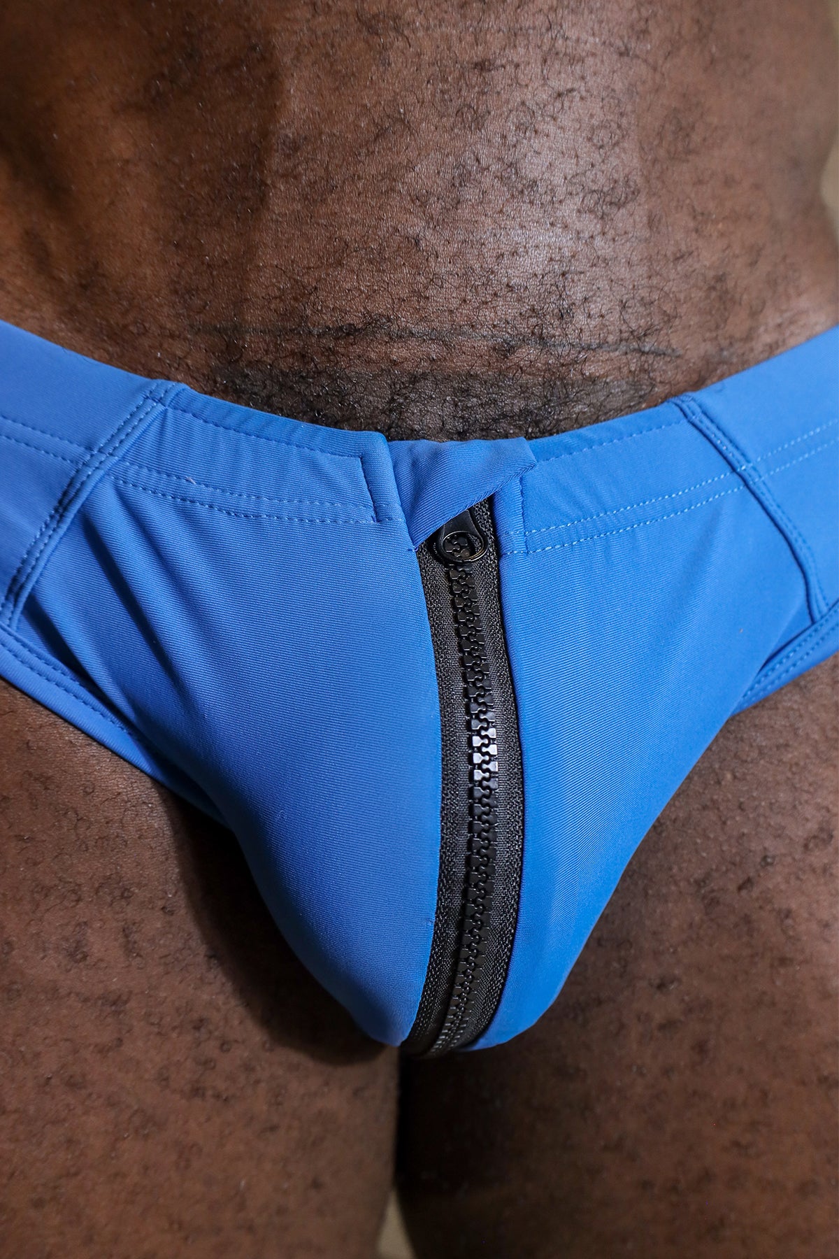 Unzip Me Swim Briefs - Blue - Image 4
